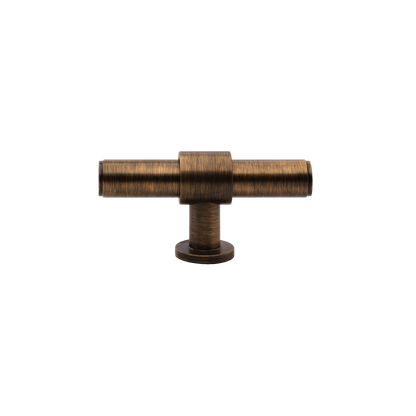 Momo Belgravia Plain T Knob  Solid Brass 82mm in Bronze (1)