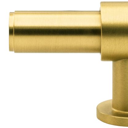 Momo Belgravia Plain T Knob  Solid Brass 82mm in Brushed Satin Brass (2)