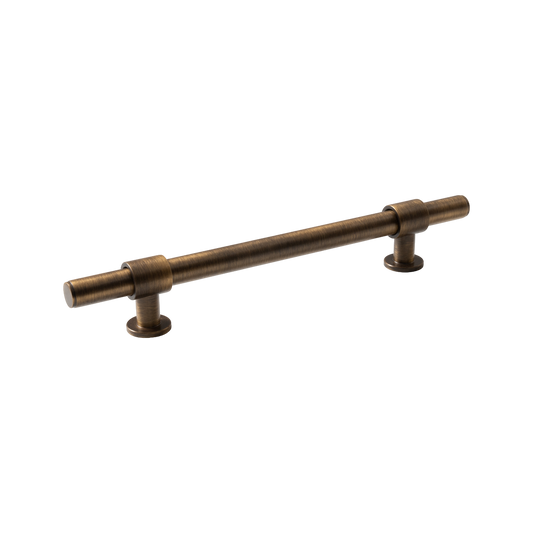 Momo Belgravia Plain Bar Pull Solid Brass 160mm in Bronze