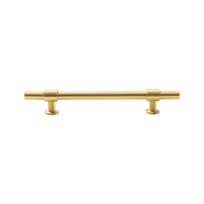 Momo Belgravia Plain Bar Pull Solid Brass 160mm in Brushed Satin Brass (1)