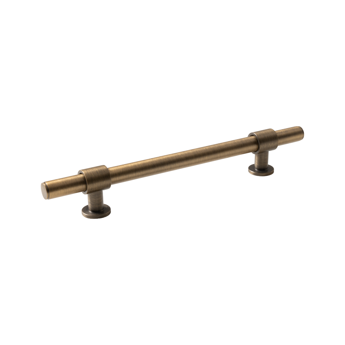 Momo Belgravia Plain Bar Pull Solid Brass 160mm in Dark Brushed Brass