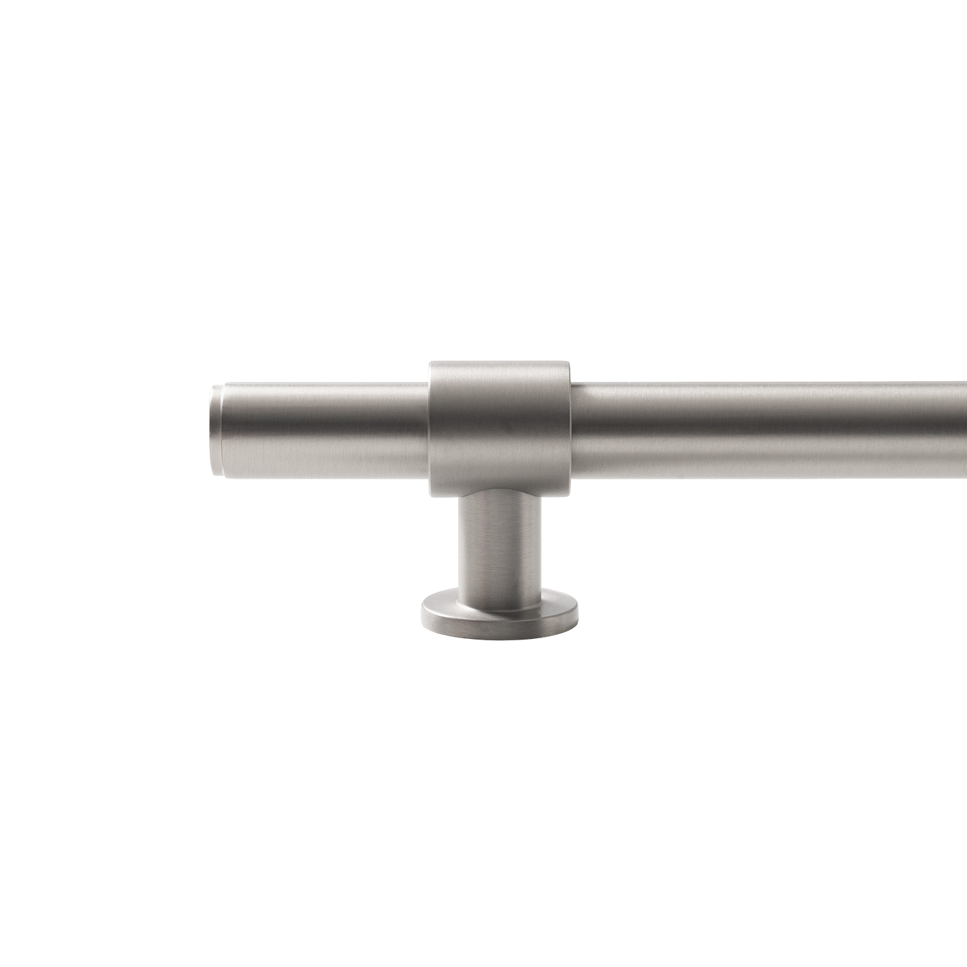 Momo Belgravia Plain Bar Pull Solid Brass 160mm in Dull Brushed Nickel (1)