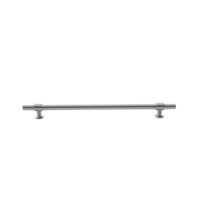 Momo Belgravia Plain Bar Pull Solid Brass 320mm in Dull Brushed Nickel (1)