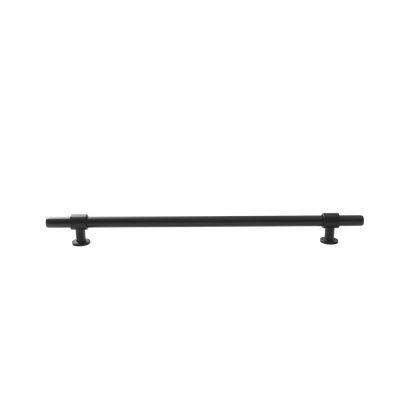 Momo Belgravia Plain Bar Pull Solid Brass 320mm in Matt Black (1)