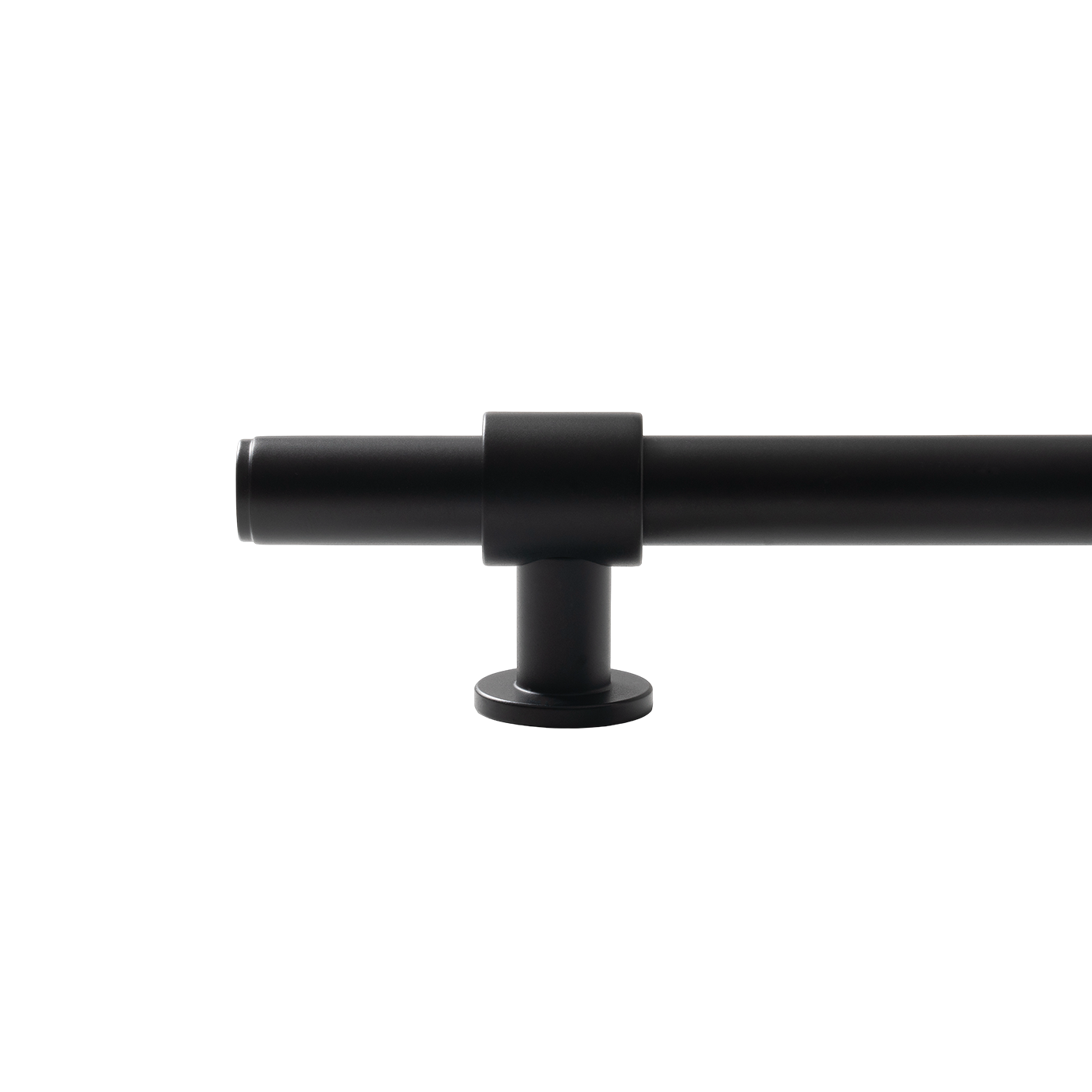Momo Belgravia Plain Bar Pull Solid Brass 320mm in Matt Black (2)