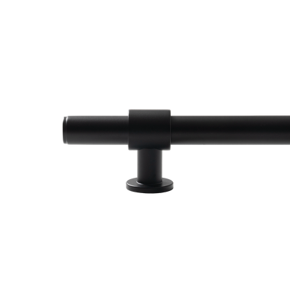 Momo Belgravia Plain Bar Pull Solid Brass 320mm in Matt Black (2)