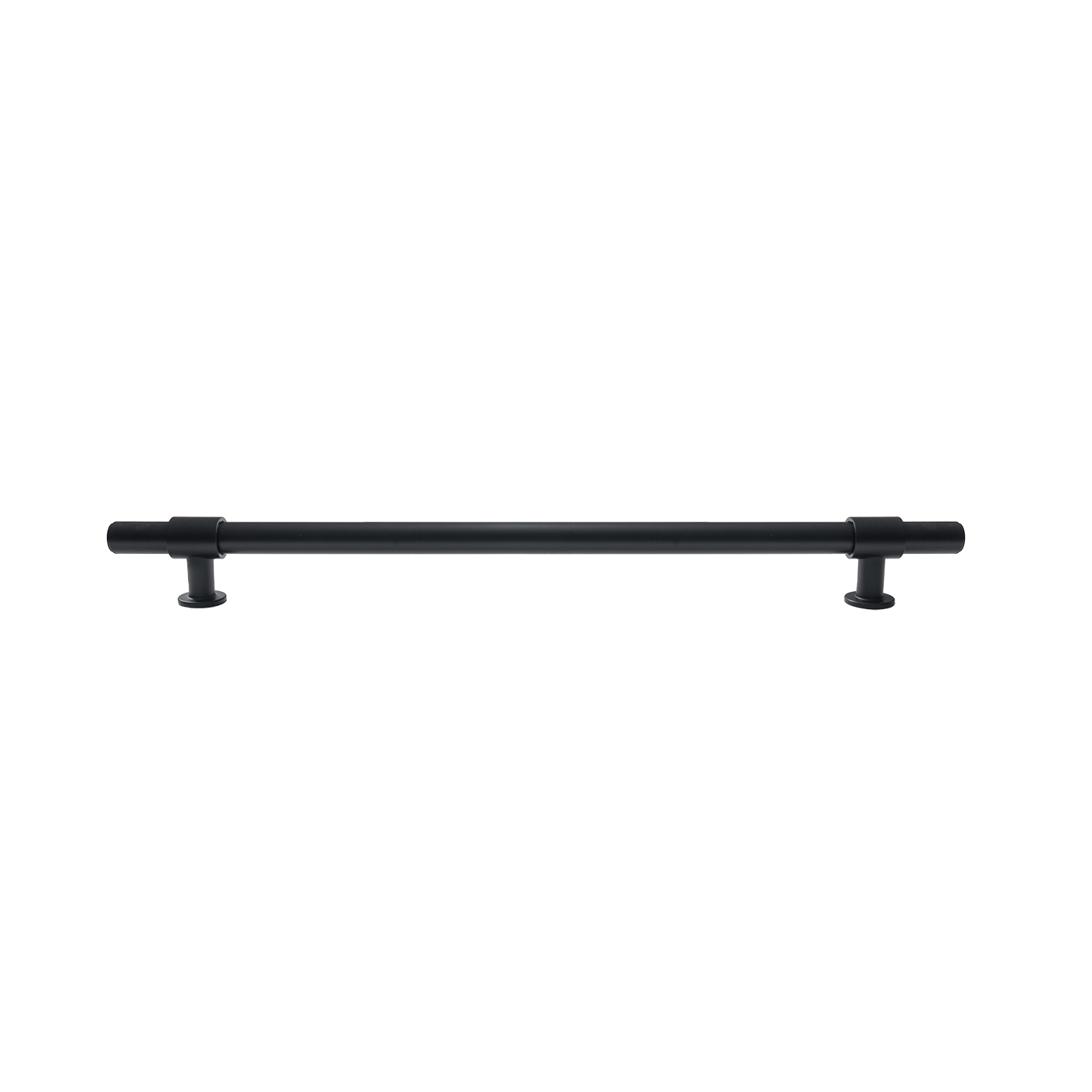 Momo Belgravia Plain Solid Brass Entrance Pull Handle In Matt Black (1)