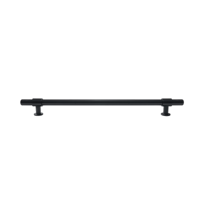 Momo Belgravia Plain Solid Brass Entrance Pull Handle In Matt Black (1)