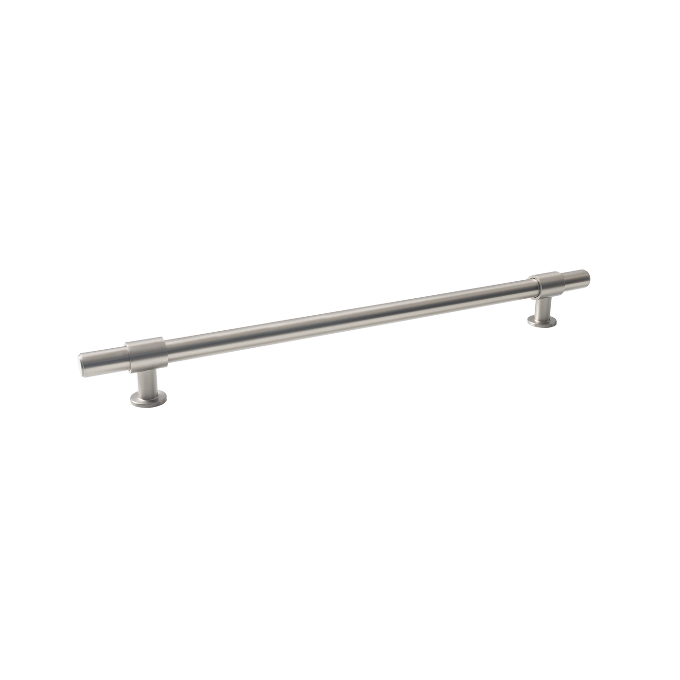 Momo Belgravia Plain Appliance Pull Solid Brass 416mm in Dull Brushed Nickel (2)