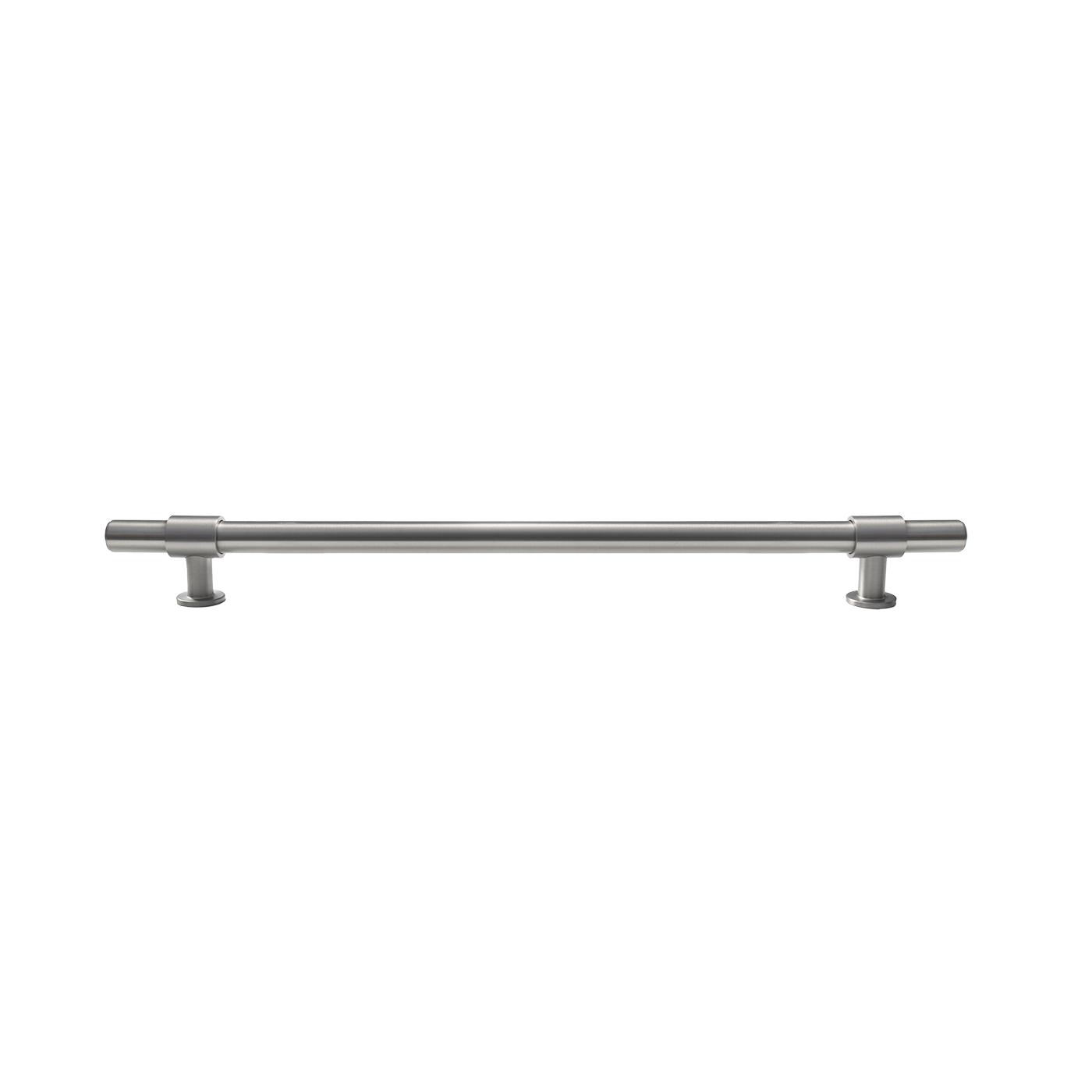 Momo Belgravia Plain Solid Brass Door Pull Handle In Dull Brushed Nickel (1)