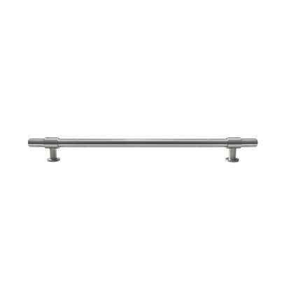 Momo Belgravia Plain Solid Brass Door Pull Handle In Dull Brushed Nickel (1)