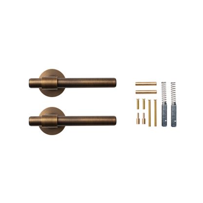 Momo Belgravia Plain Lever Handle Set Bronze (2)