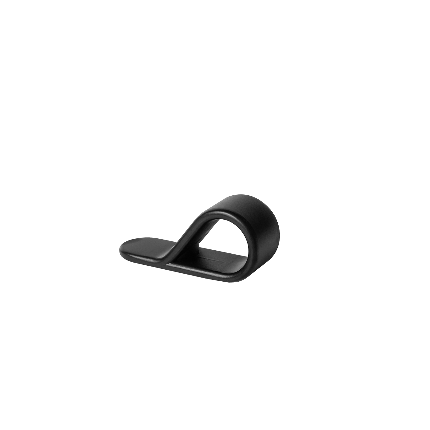 Momo Belt Loop Knob 63mm In Matt Black