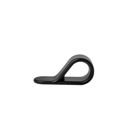 Momo Belt Loop Knob 63mm In Matt Black (1)