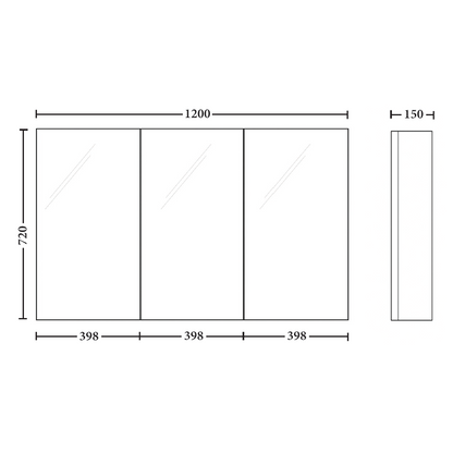 Mirror Cabinet 1200mm