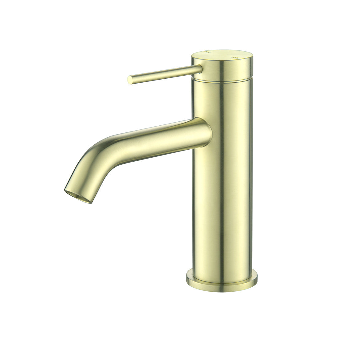Bella Vista Mica Basin Mixer (Curved Spout) French Gold