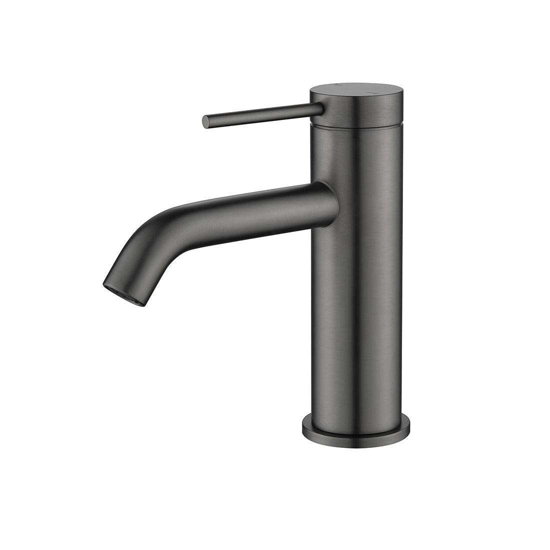Bella Vista Mica Basin Mixer (Curved Spout) Gunmetal