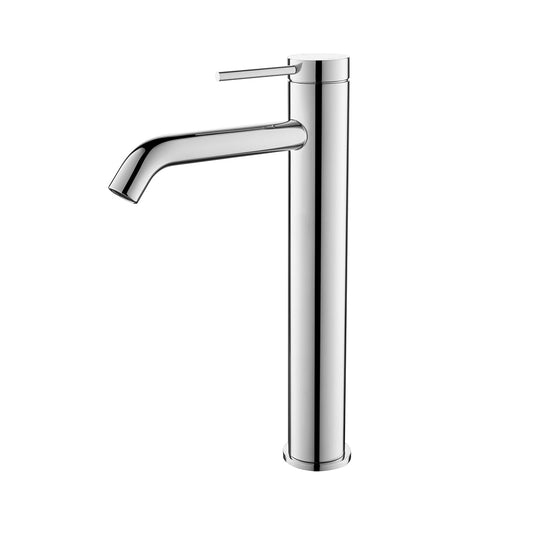 Bella Vista Mica Tall Basin Mixer (Curved Spout) Chrome