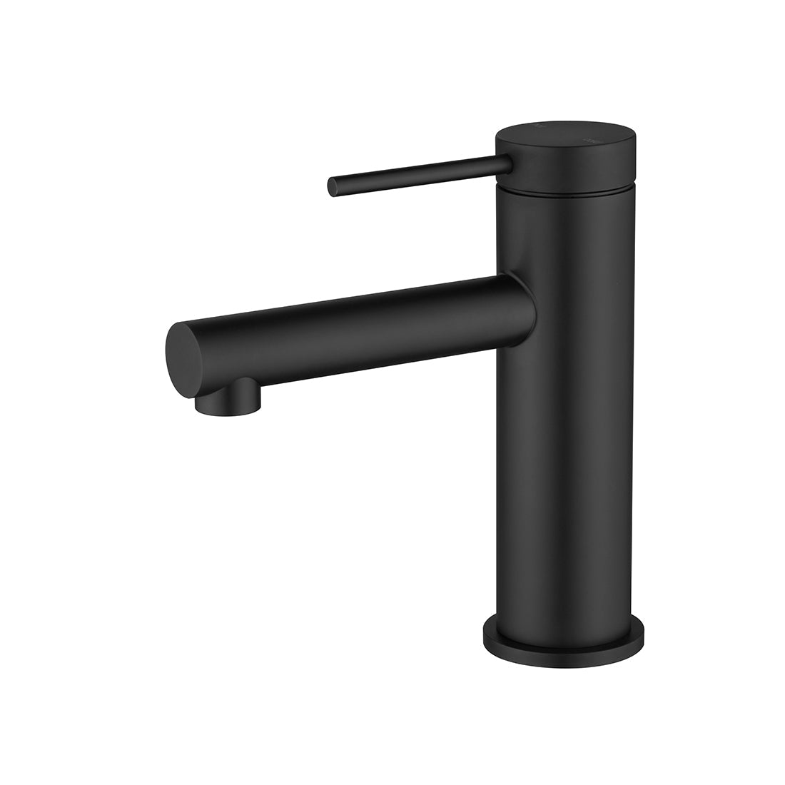Bella Vista Mica Basin Mixer (Straight Spout) Black