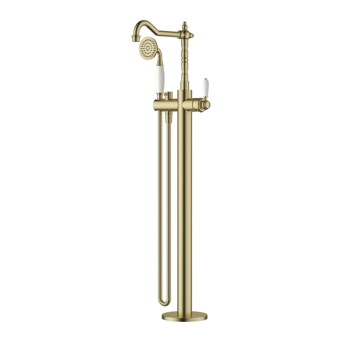 Bordeaux Freestanding Bath Mixer with Hand Shower