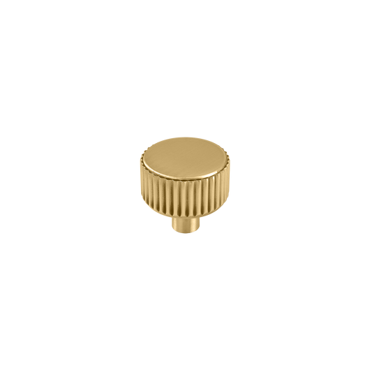 Momo Barrington Round Knob 32mm in Matt Brass