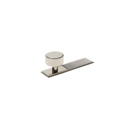 Momo Barrington Round Knob Backplate 32mm in Polished Nickel (1)