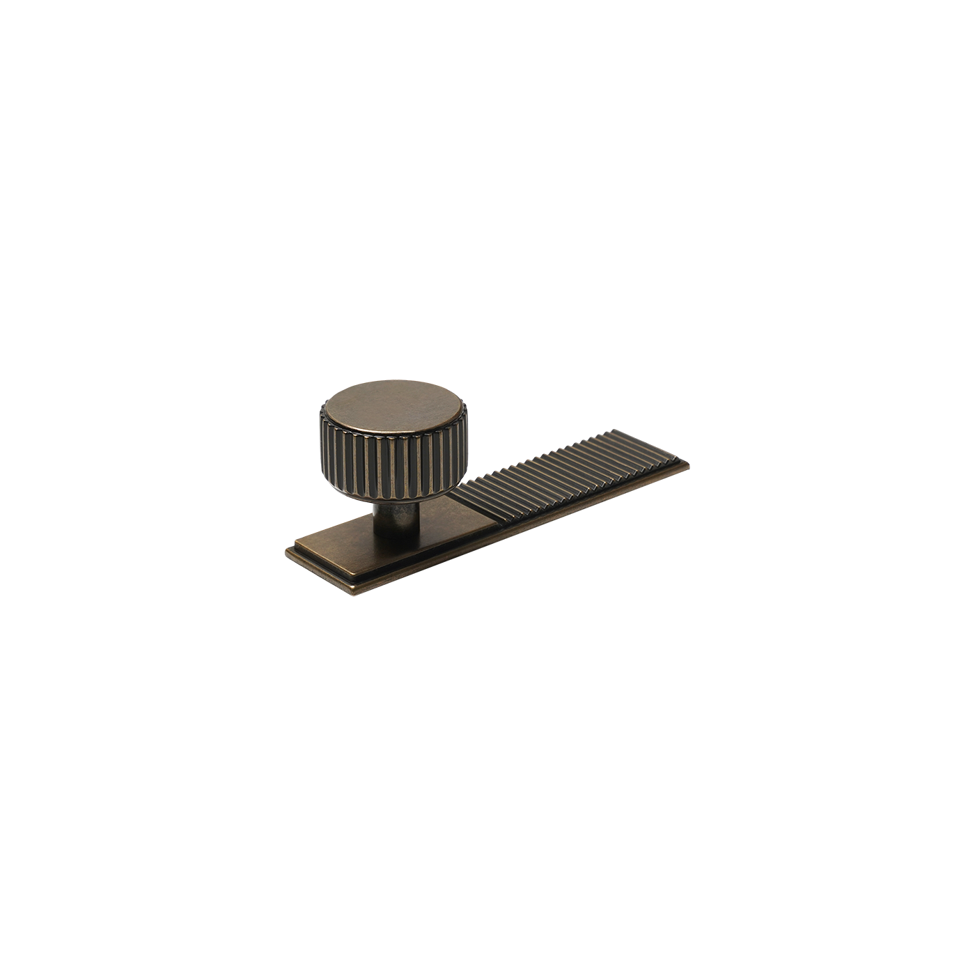 Momo Barrington Round Knob Backplate 32mm in Bronze (1)