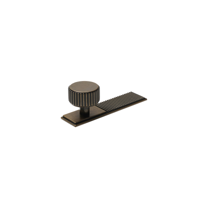Momo Barrington Round Knob Backplate 32mm in Bronze (1)