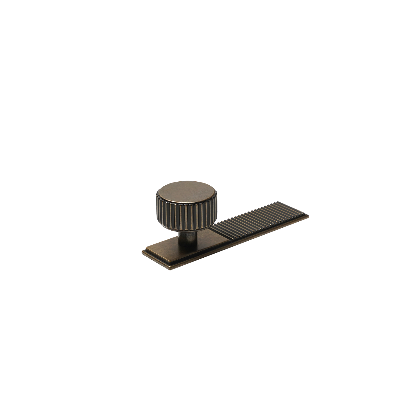 Momo Barrington Round Knob Backplate 32mm in Bronze (2)