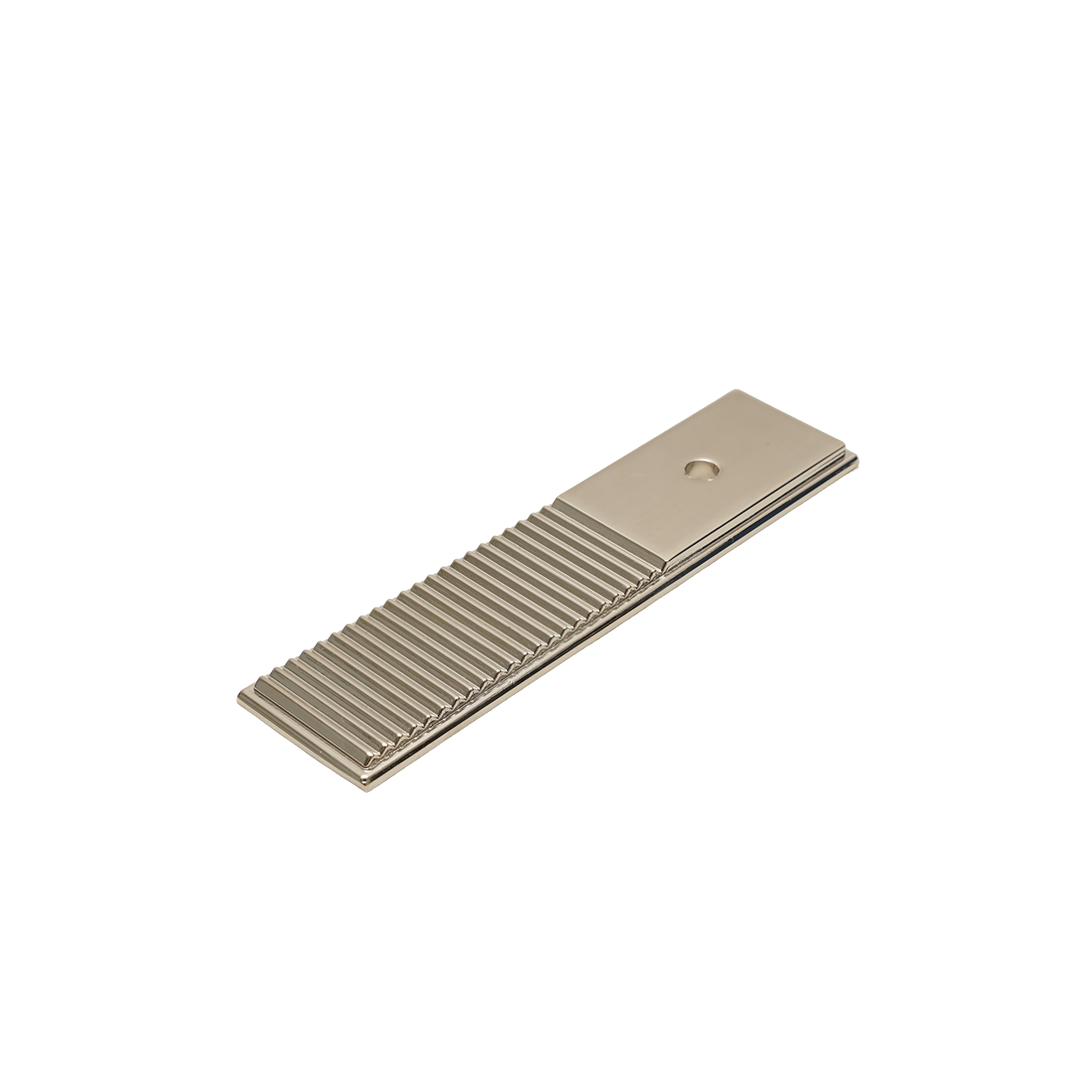 Momo Barrington Round Knob Backplate 32mm in Polished Nickel (2)