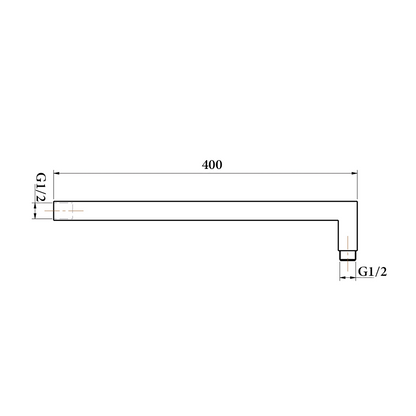Round Shower Arm