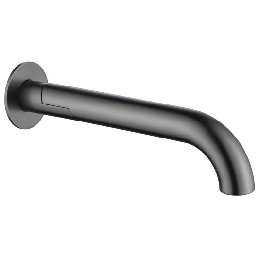 Bella Vista Mica Curved Swivel Bath Gunmetal