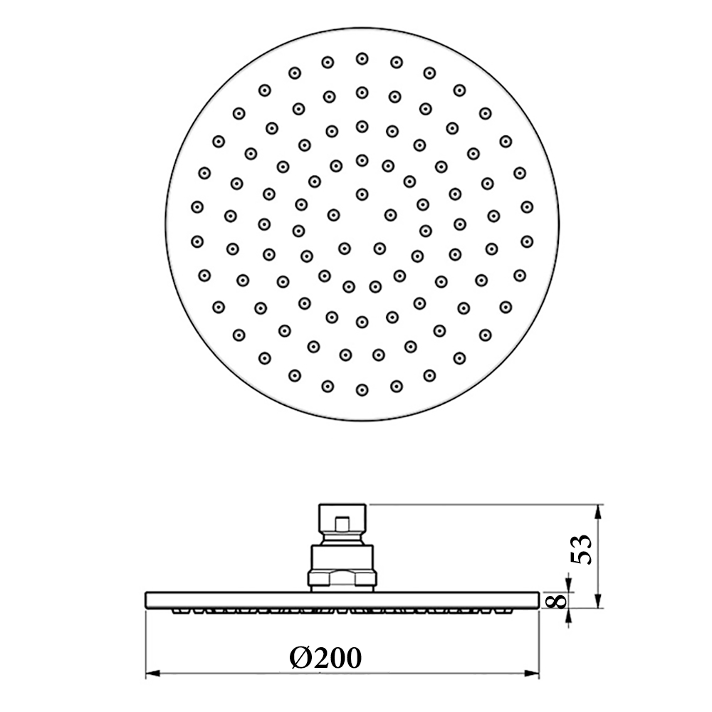 Round Shower Head