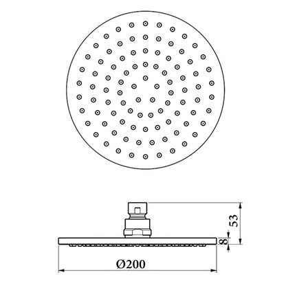 Round Shower Head