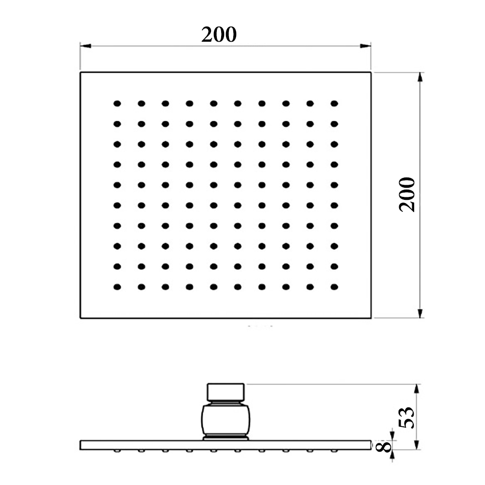 Square Shower Head