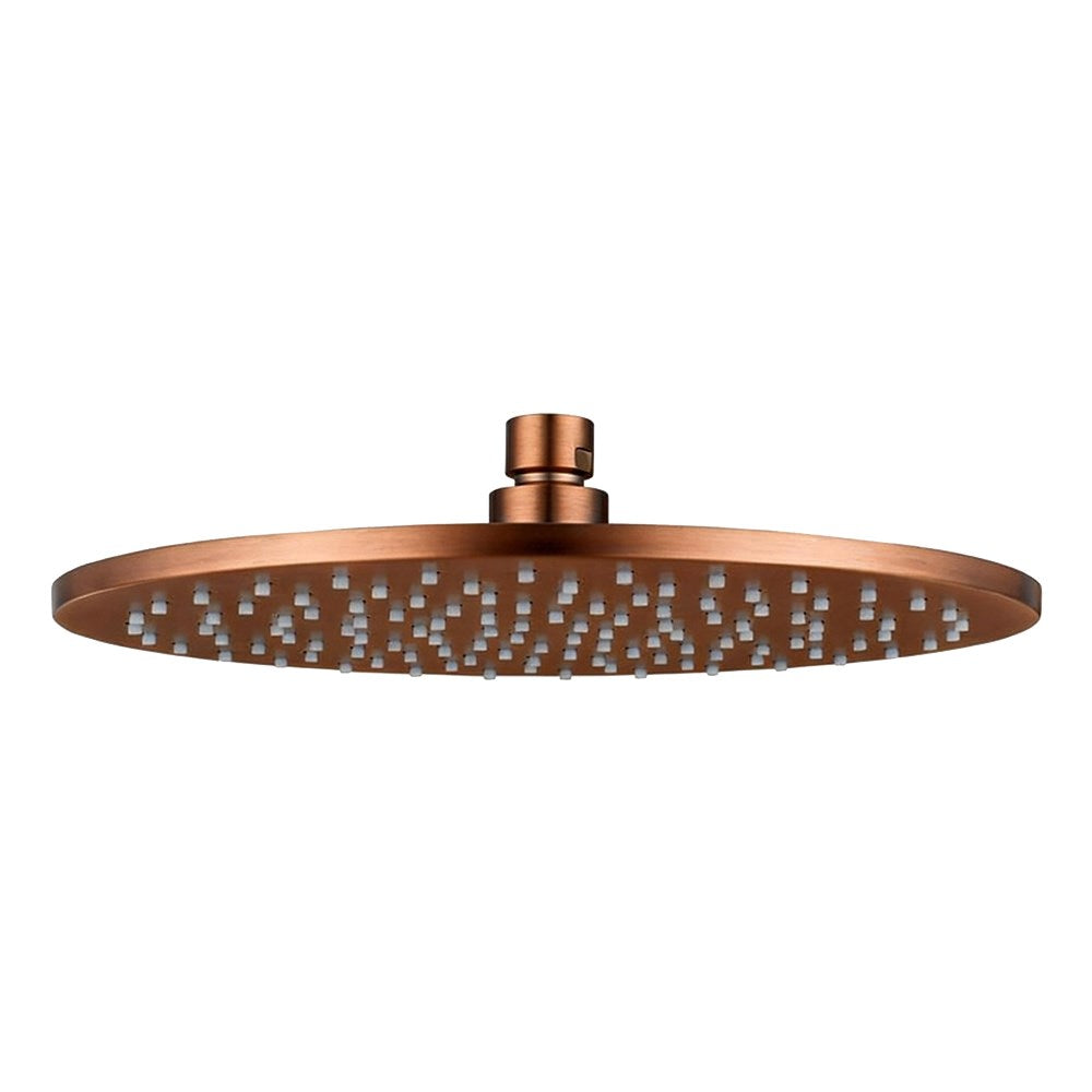 250mm Brushed Copper Shower Head