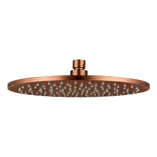 250mm Brushed Copper Shower Head