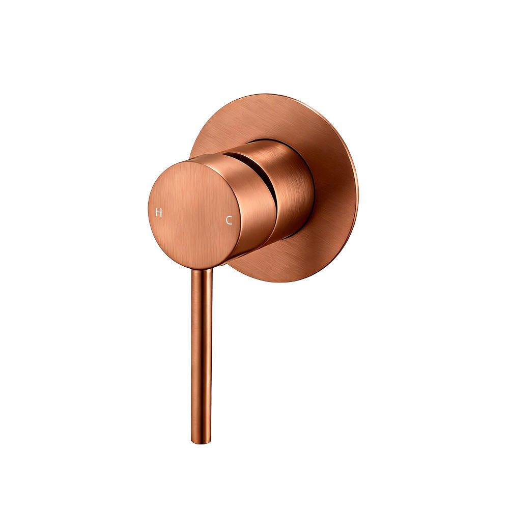 LUCID PIN Brushed Copper Wall Mixer Trim Kit Only (match CLPM)