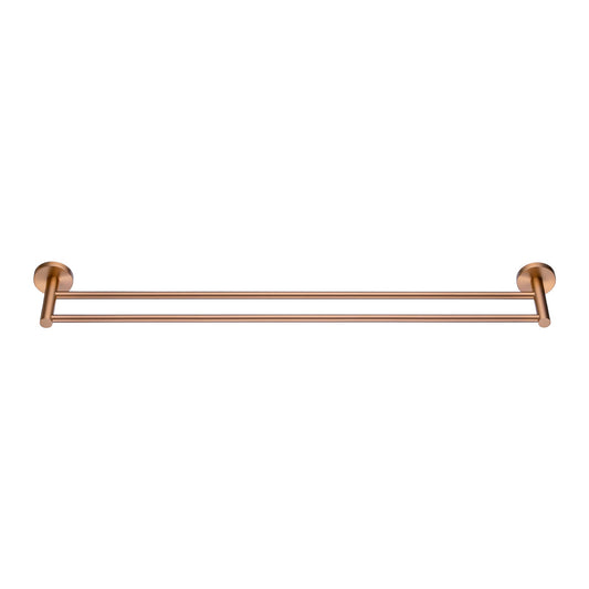 LUCID PIN - Brushed Copper Cuttable Double Towel Rail