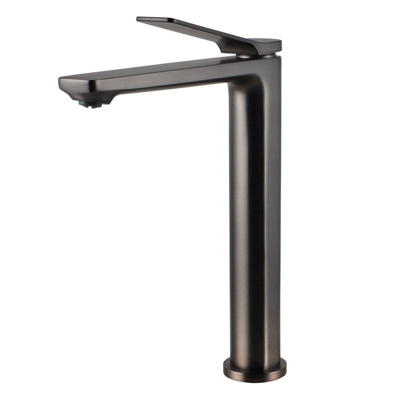 Brushed Gun Metal Grey Tall Kitchen Mixer