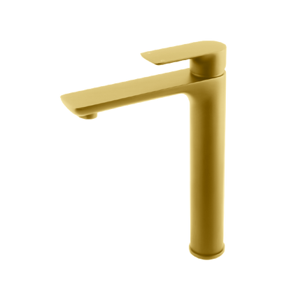 VOG Brushed Yellow Gold Tall Basin Mixer