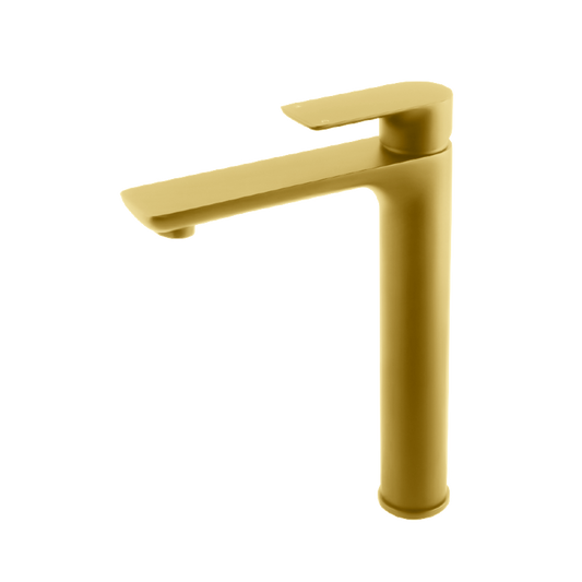 VOG Brushed Yellow Gold Tall Basin Mixer