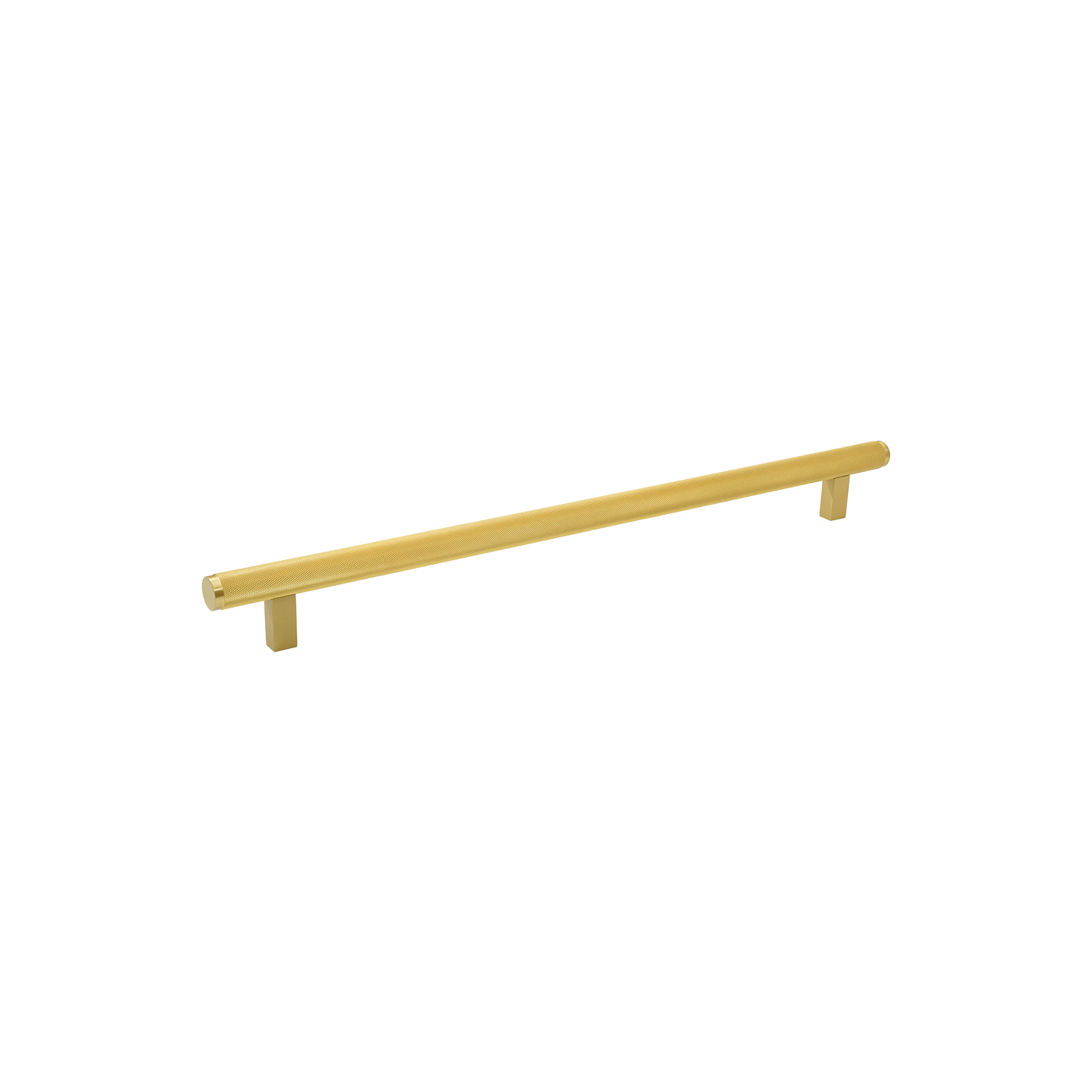 Momo Bellevue Knurled Appliance Pull Solid Brass 416mm in Brushed Satin Brass