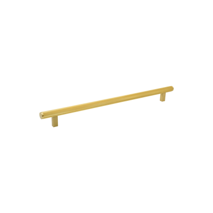 Momo Bellevue Knurled Appliance Pull Solid Brass 416mm in Brushed Satin Brass