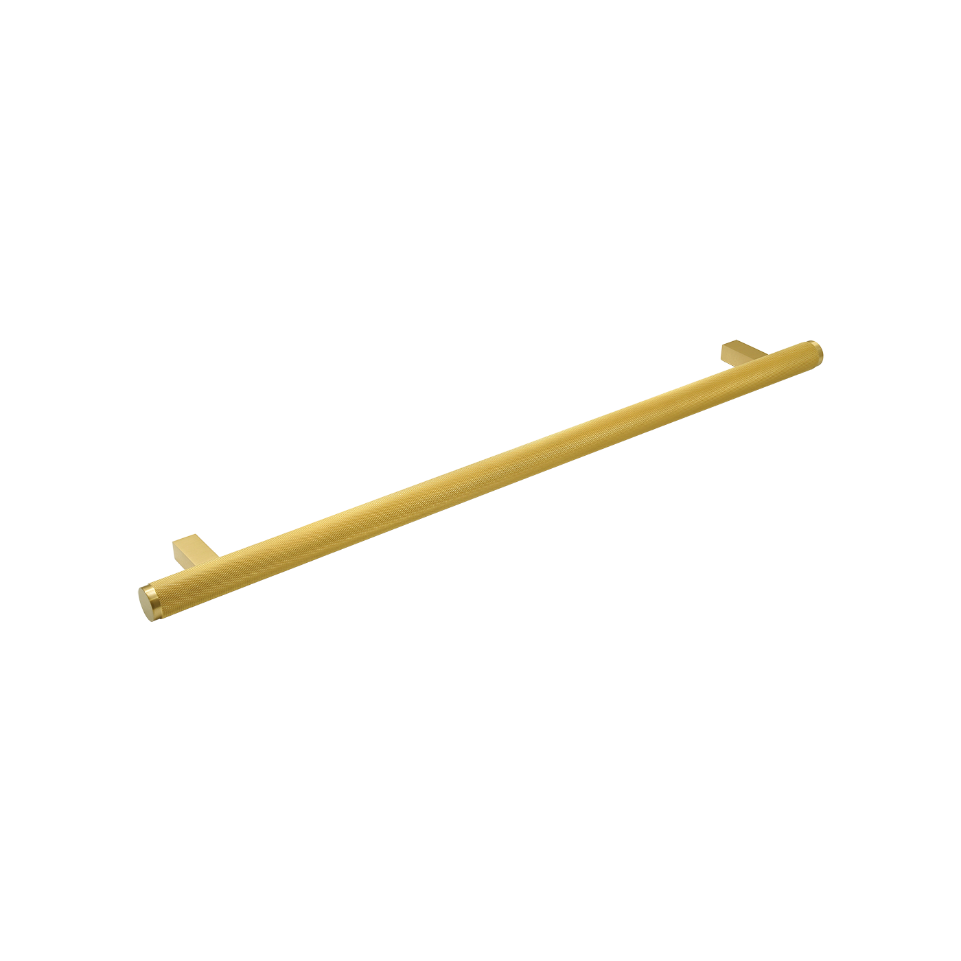 Momo Bellevue Knurled Appliance Pull Solid Brass 416mm in Brushed Satin Brass (1)