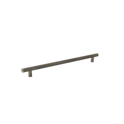 Momo Bellevue Knurled Appliance Pull Solid Brass 416mm in Dark Brushed Brass