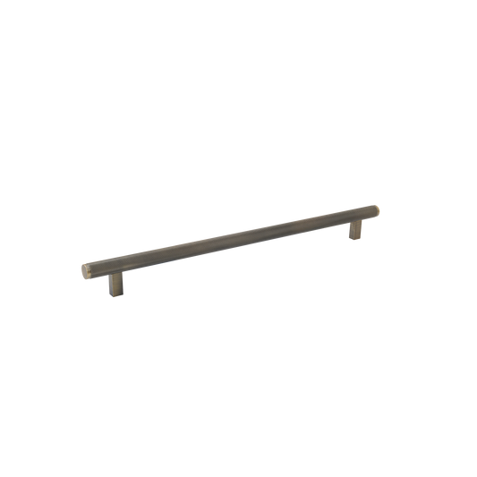 Momo Bellevue Knurled Appliance Pull Solid Brass 416mm in Dark Brushed Brass