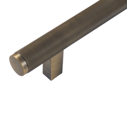 Momo Bellevue Knurled Appliance Pull Solid Brass 416mm in Dark Brushed Brass (2)