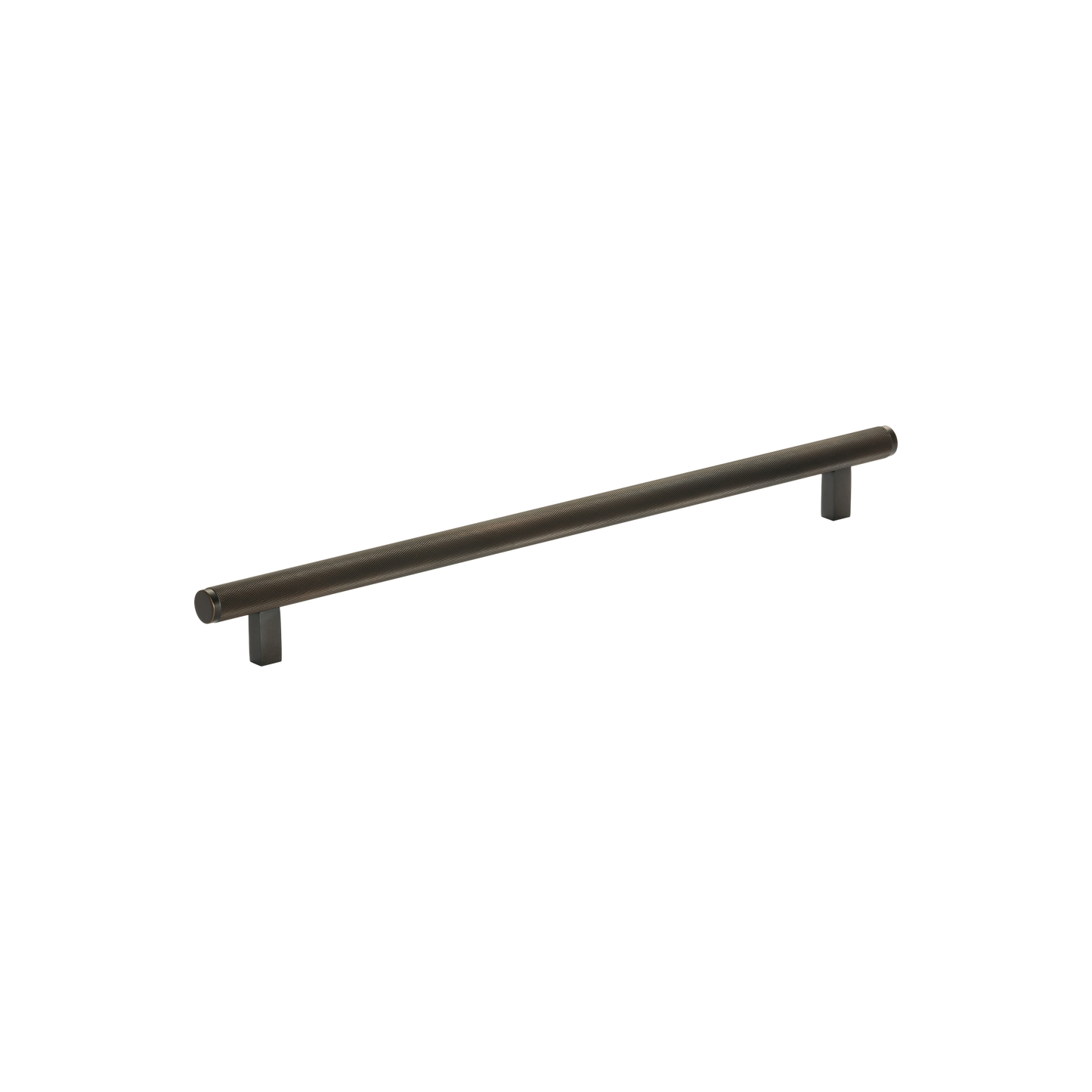 Momo Bellevue Knurled Appliance Pull Solid Brass 416mm in Dark Bronze