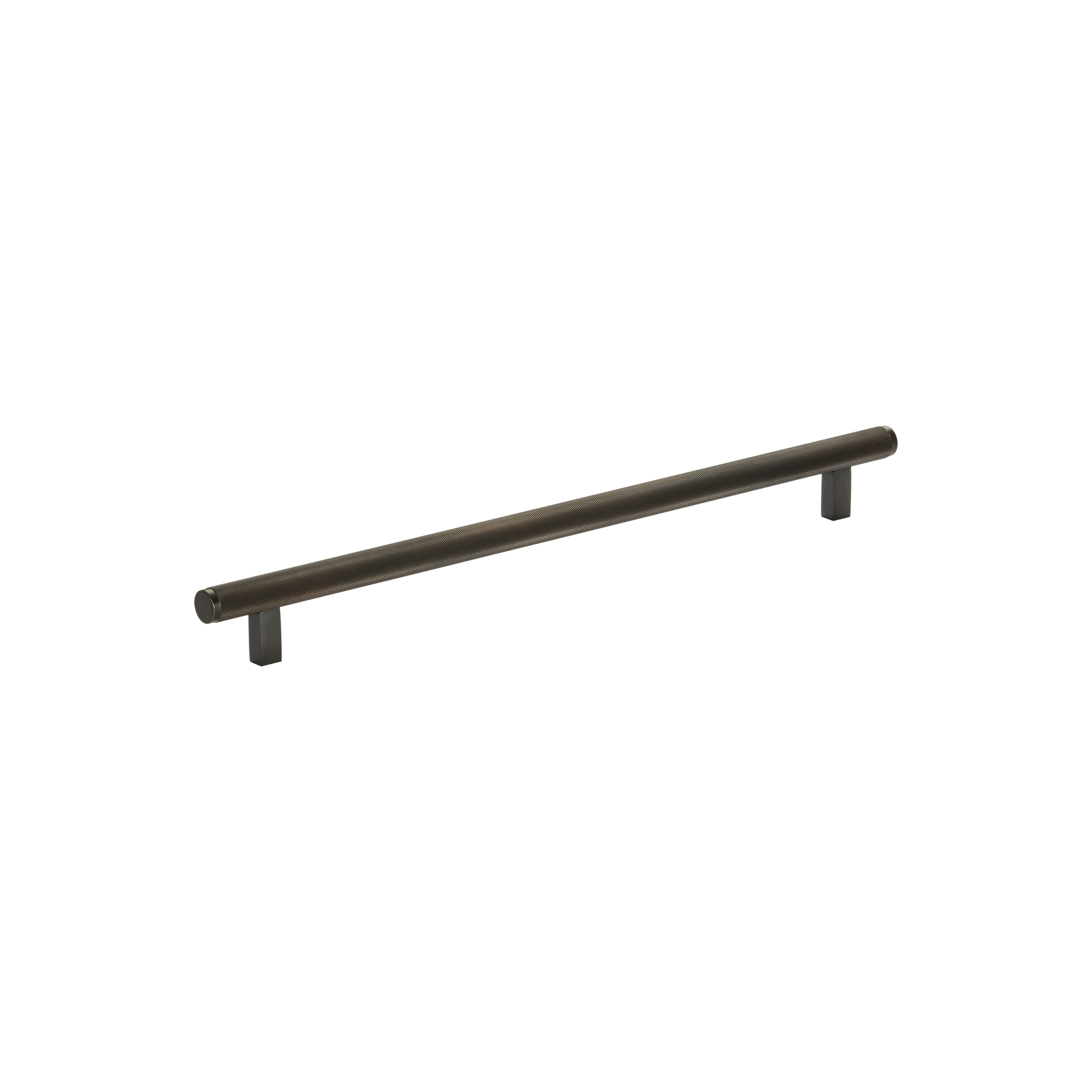 Momo Bellevue Knurled Appliance Pull Solid Brass 416mm in Dark Bronze
